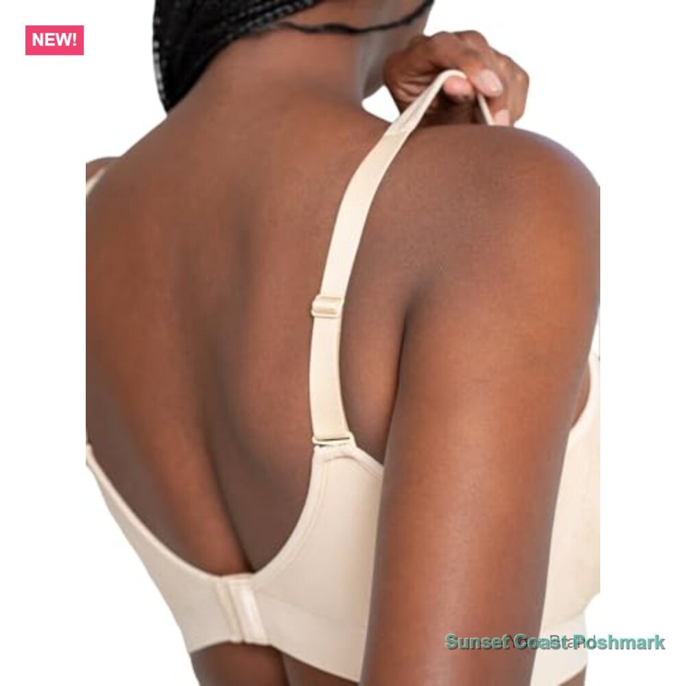 Wireless Support Bra, Adjustable Straps, Seamless… - image 2